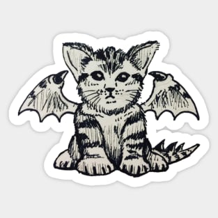 Devil Kitty Sticker